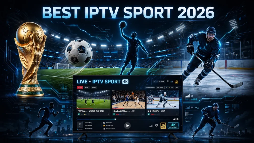 beste iptv sport 2026 world cup 4K fotball NBA NHL live