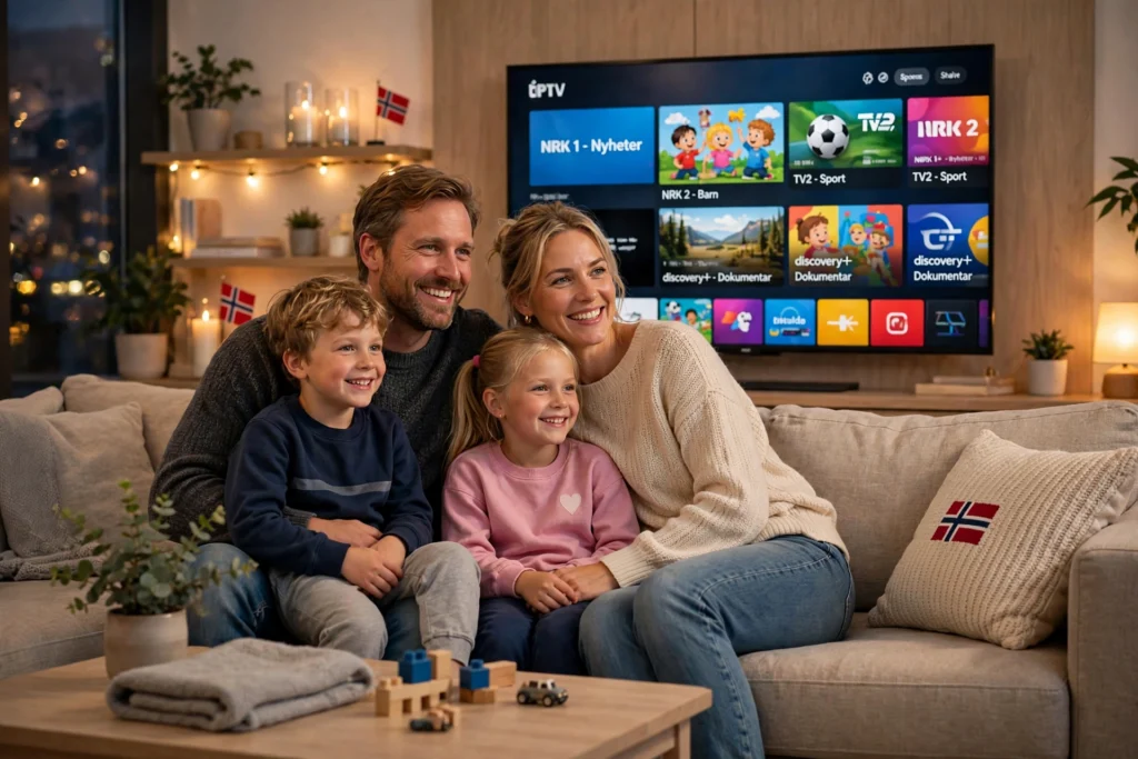iptv norge familie test